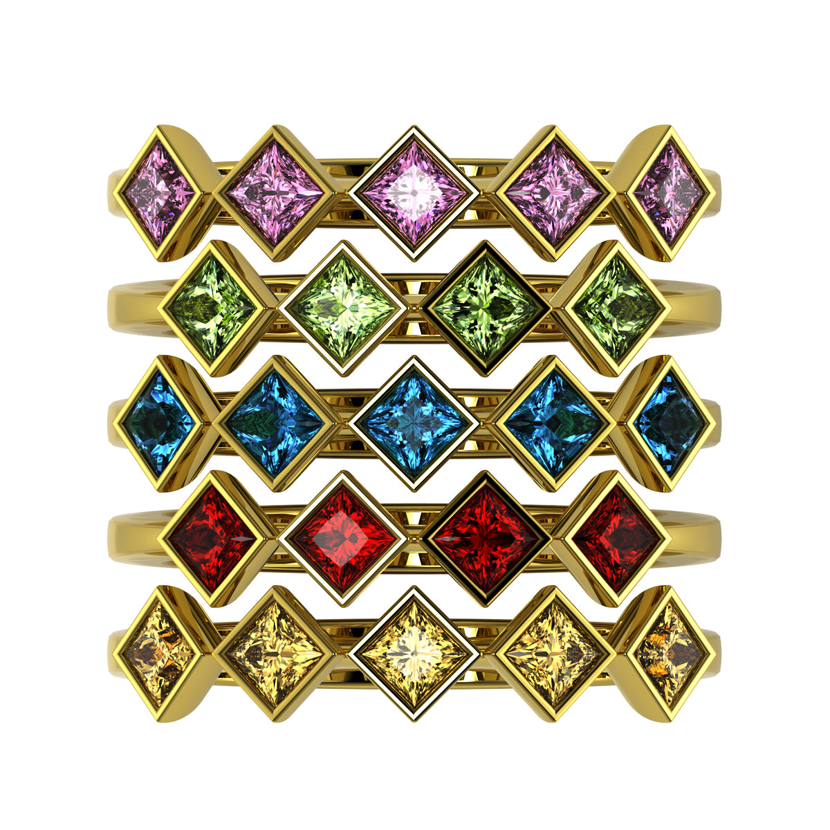 The Mingled Princesses - 18K / Platinum