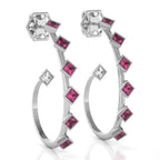 The Mingled Princesses Earrings - Large Size - 18K / Platinum