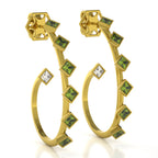 The Mingled Princesses Earrings - Large Size - 18K / Platinum