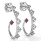 The Mingled Princesses Earrings - Medium Size - 18K / Platinum