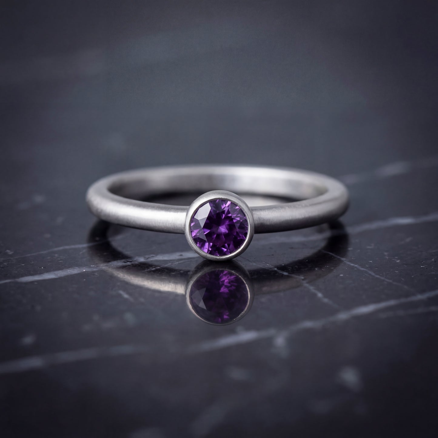 Peridot Solitaire Ring - Natural Stone - August Birthstone