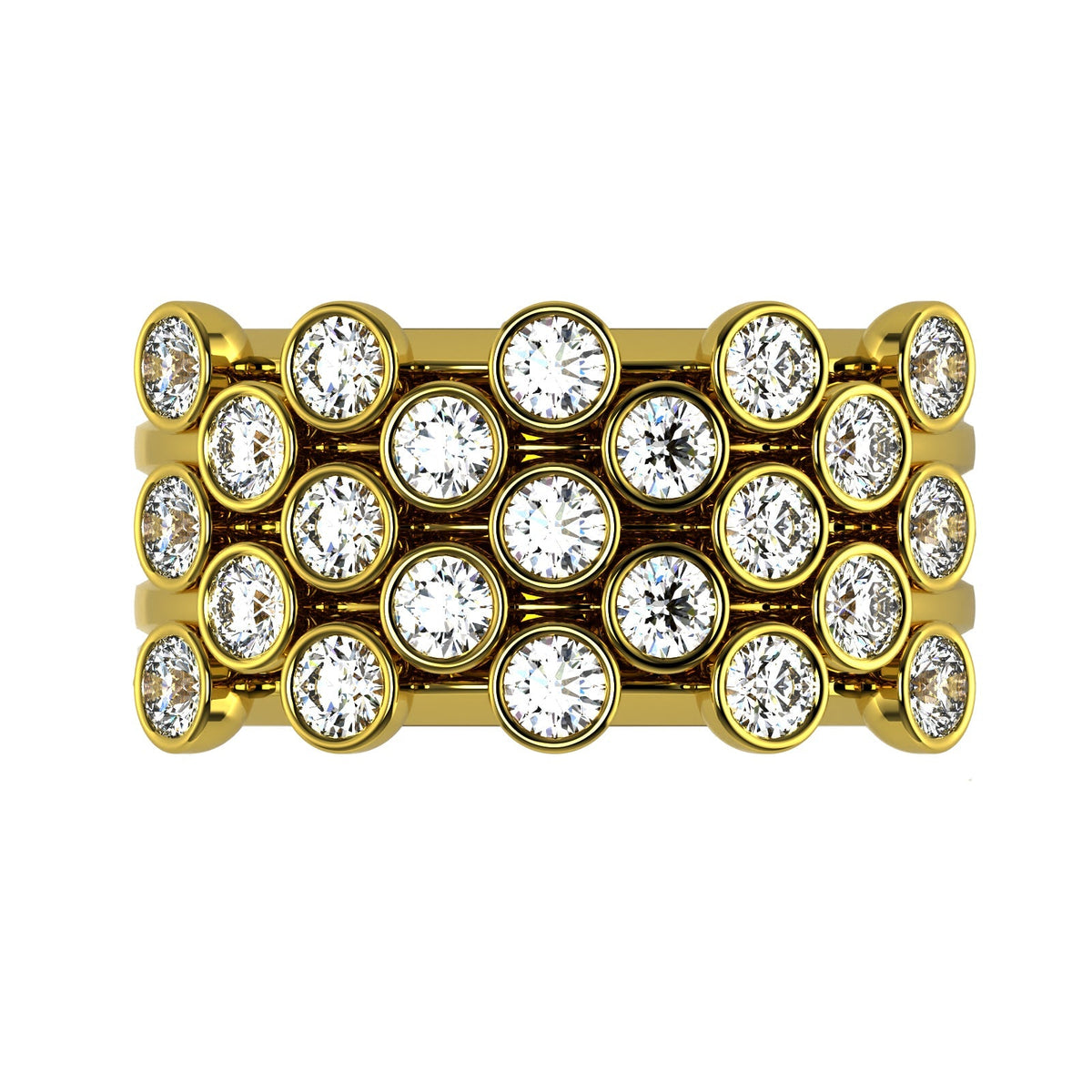 The Mingled Rounds - 18K / Platinum