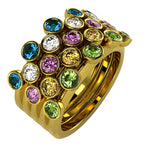 The Mingled Rounds - 18K / Platinum