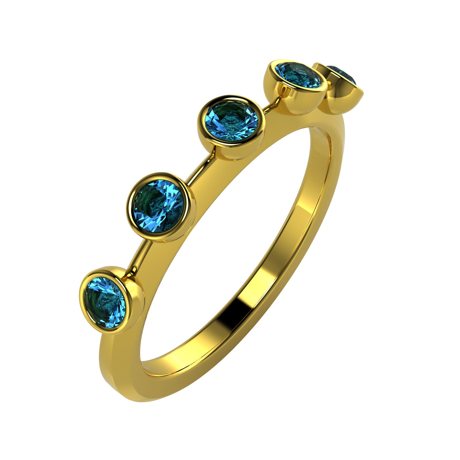 The Mingled Rounds - 18K / Platinum