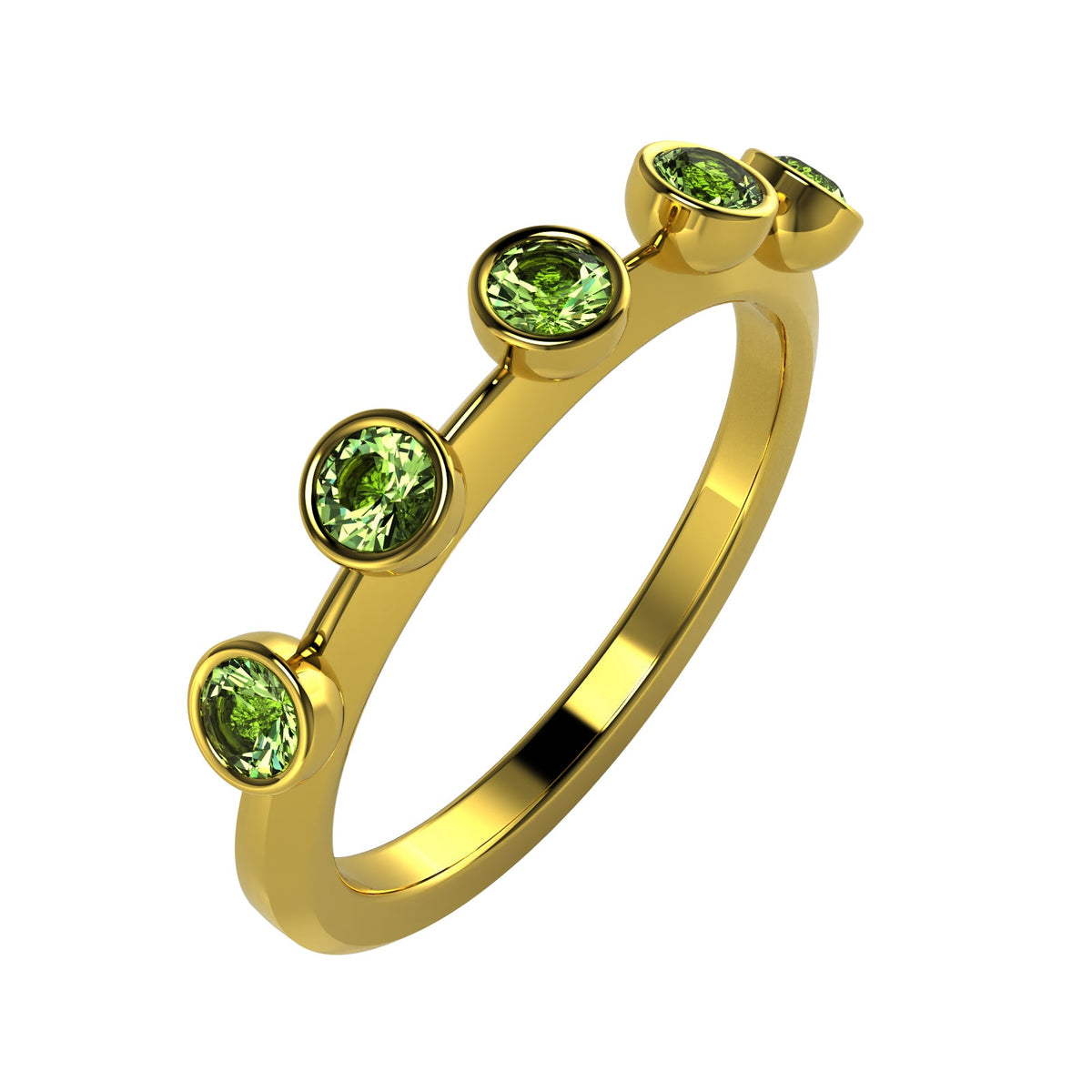 The Mingled Rounds - 18K / Platinum