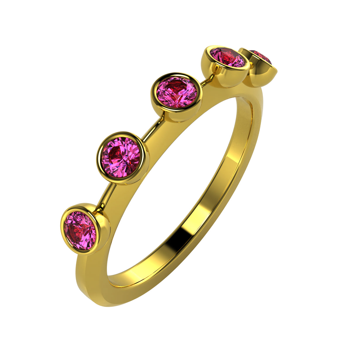 The Mingled Rounds - 18K / Platinum