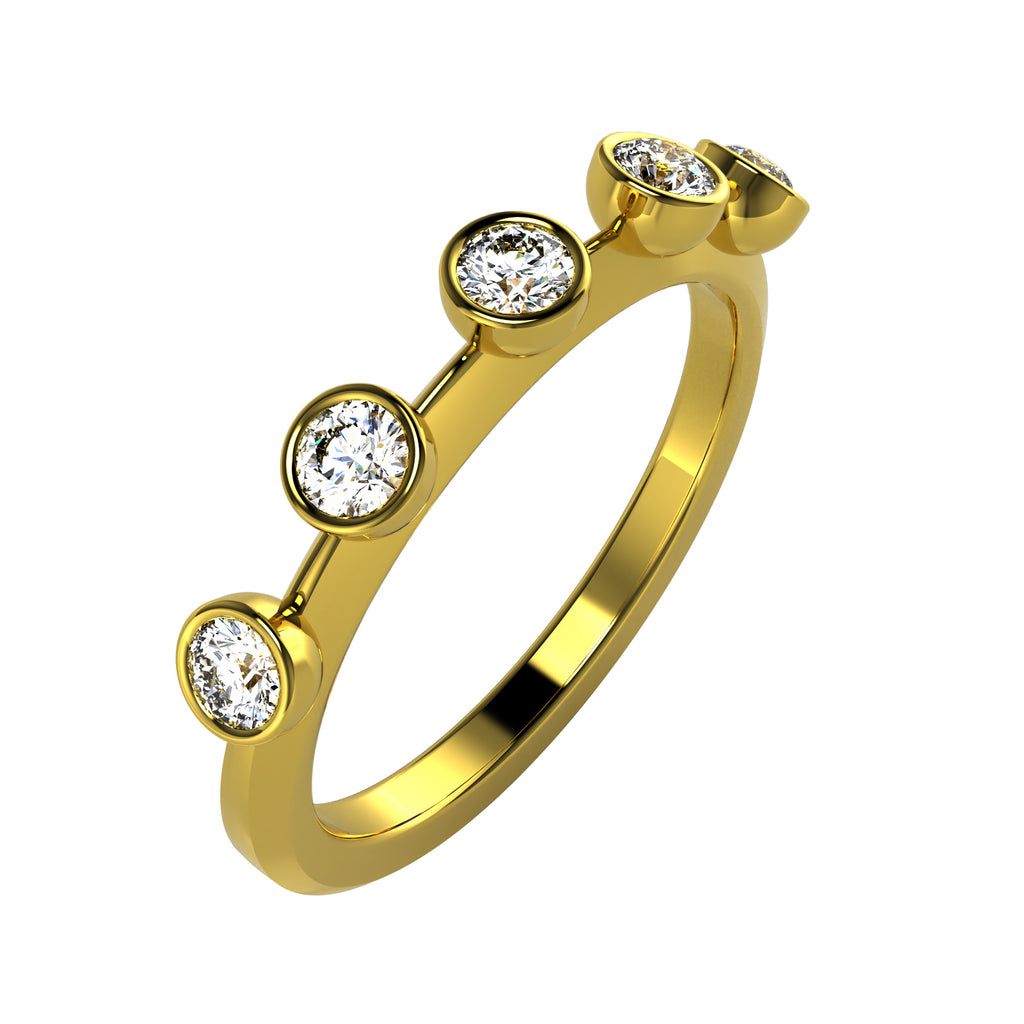 The Mingled Rounds - 18K / Platinum