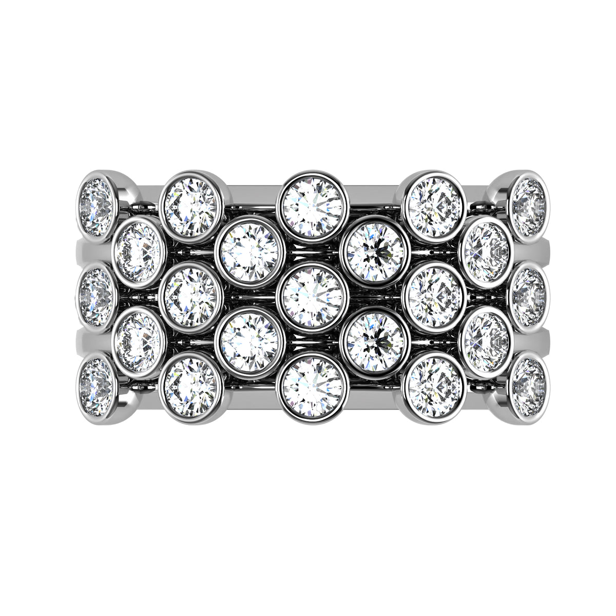 The Mingled Rounds - 18K / Platinum