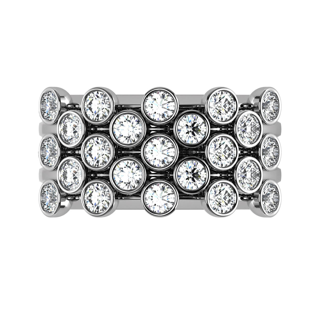 The Mingled Rounds - 18K / Platinum