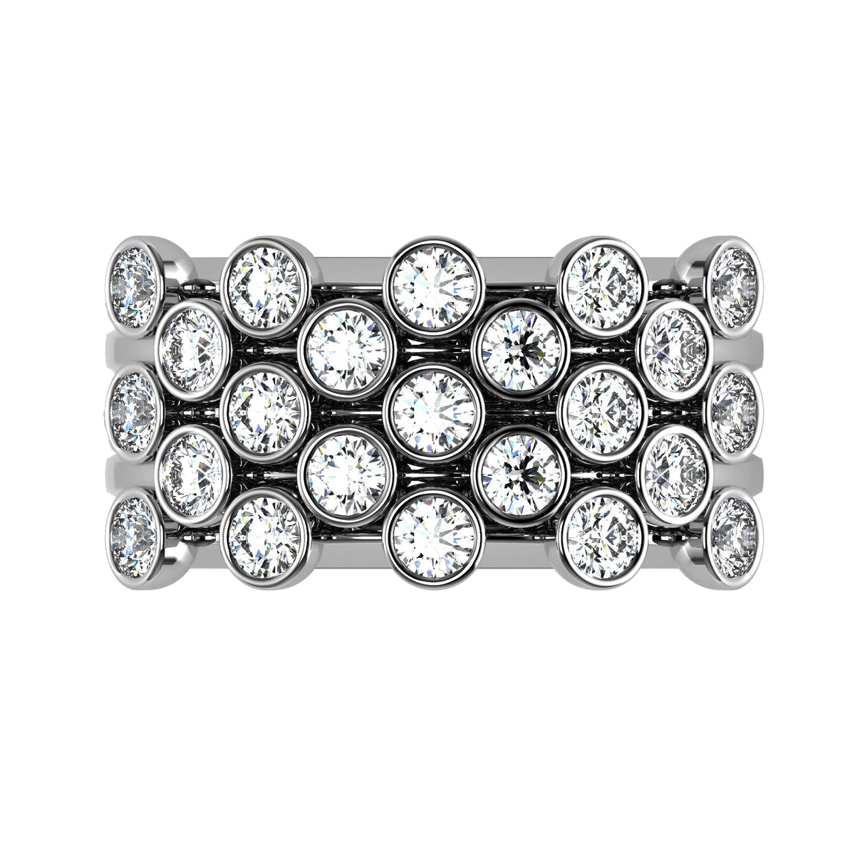 The Mingled Rounds - 18K / Platinum
