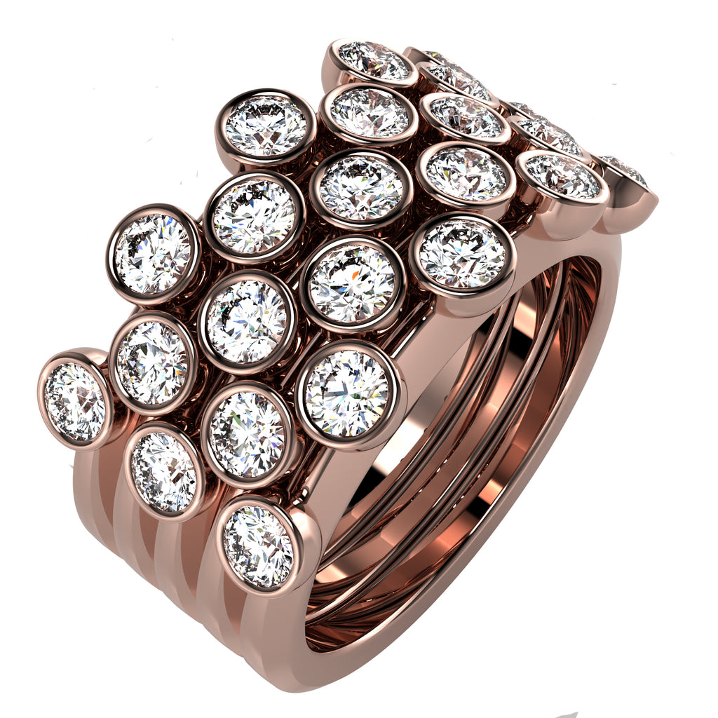 The Mingled Rounds - 18K / Platinum