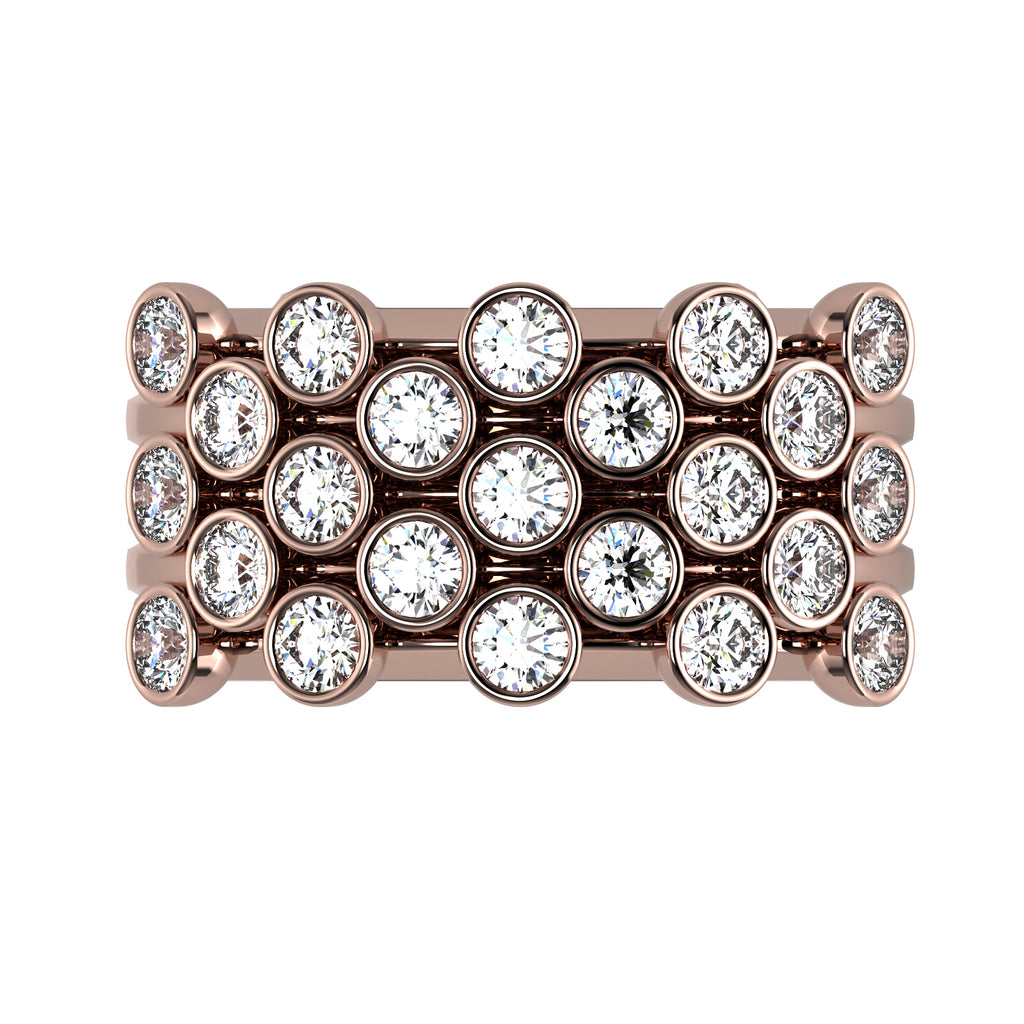 The Mingled Rounds - 18K / Platinum