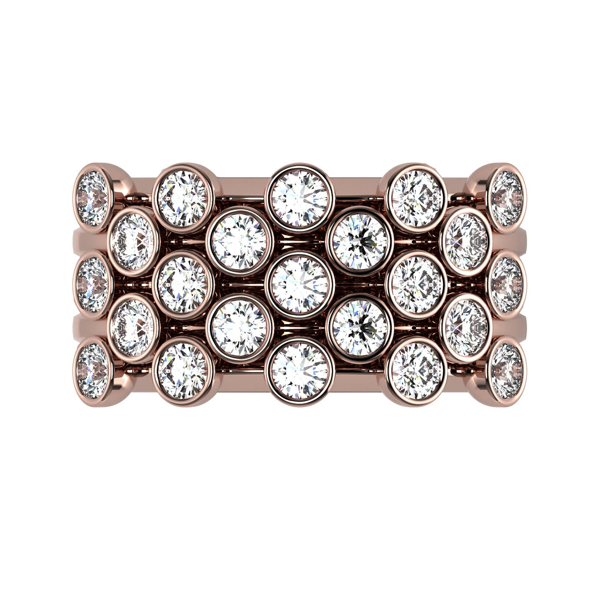 The Mingled Rounds - 18K / Platinum
