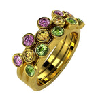 The Mingled Rounds - 18K / Platinum