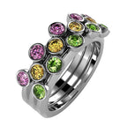The Mingled Rounds - 18K / Platinum