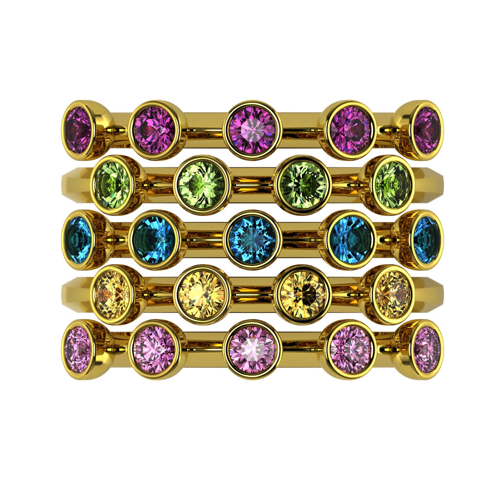 The Mingled Rounds - 18K / Platinum
