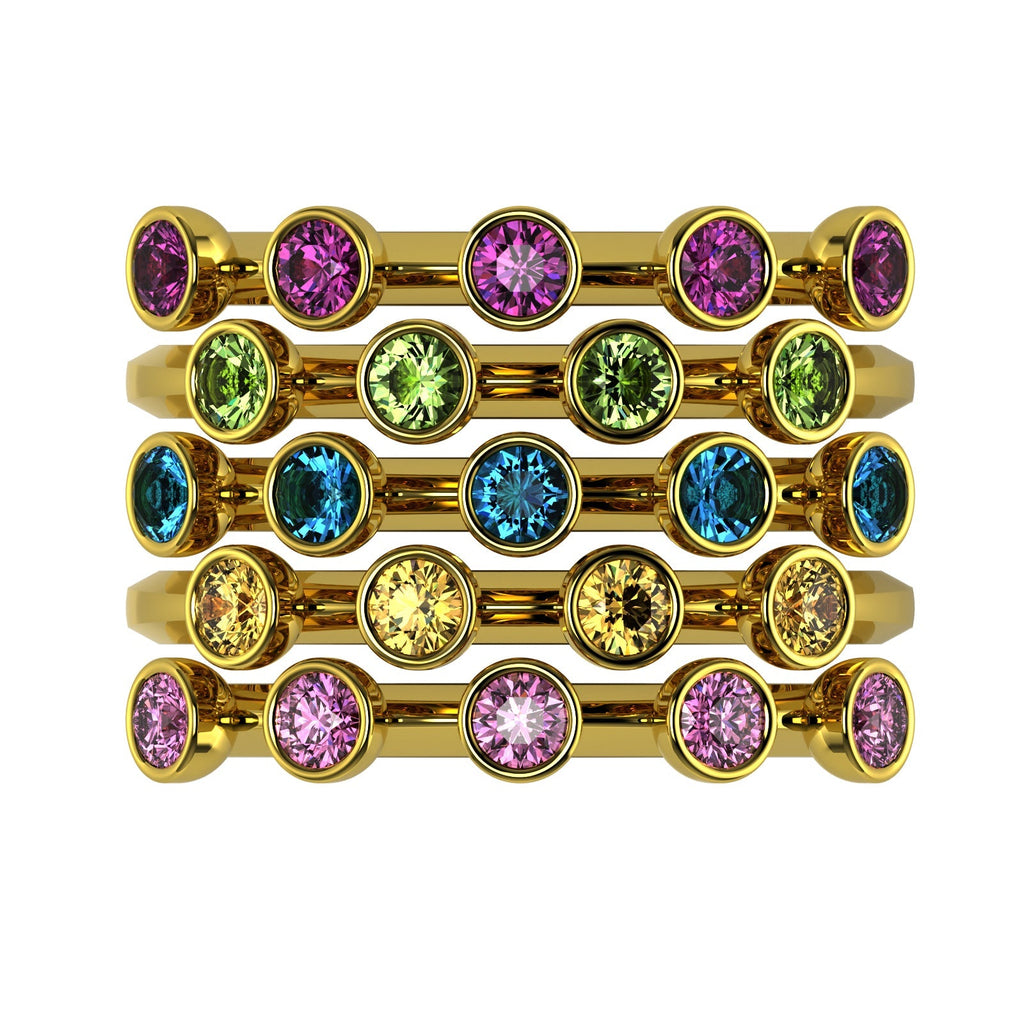 The Mingled Rounds - 18K / Platinum