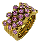 The Mingled Rounds - 18K / Platinum