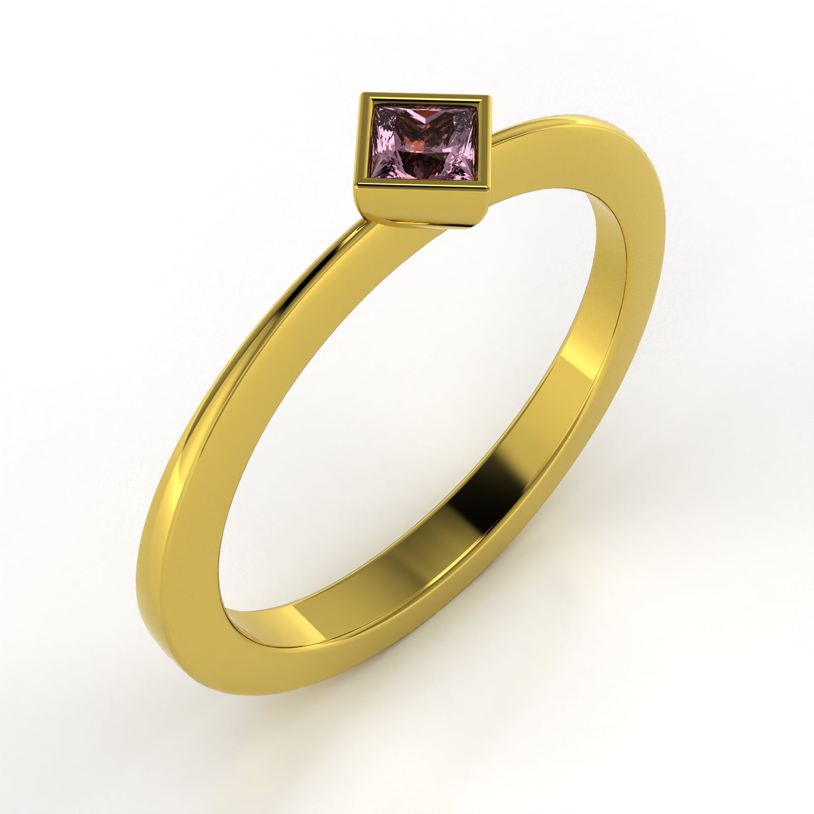 The Mingled Princesses - Single Stone - 18K / Platinum