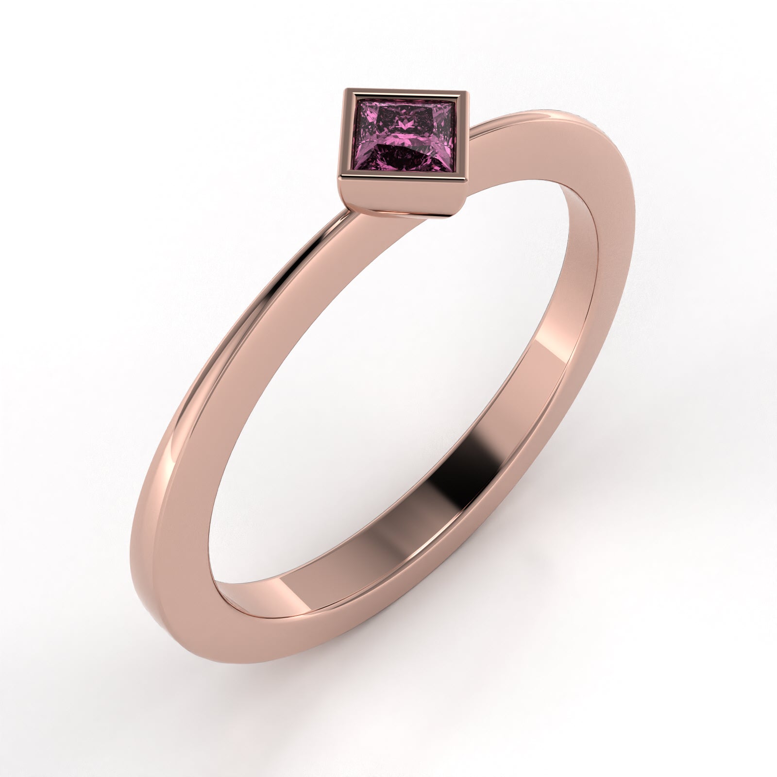 The Mingled Princesses - Single Stone - 18K / Platinum