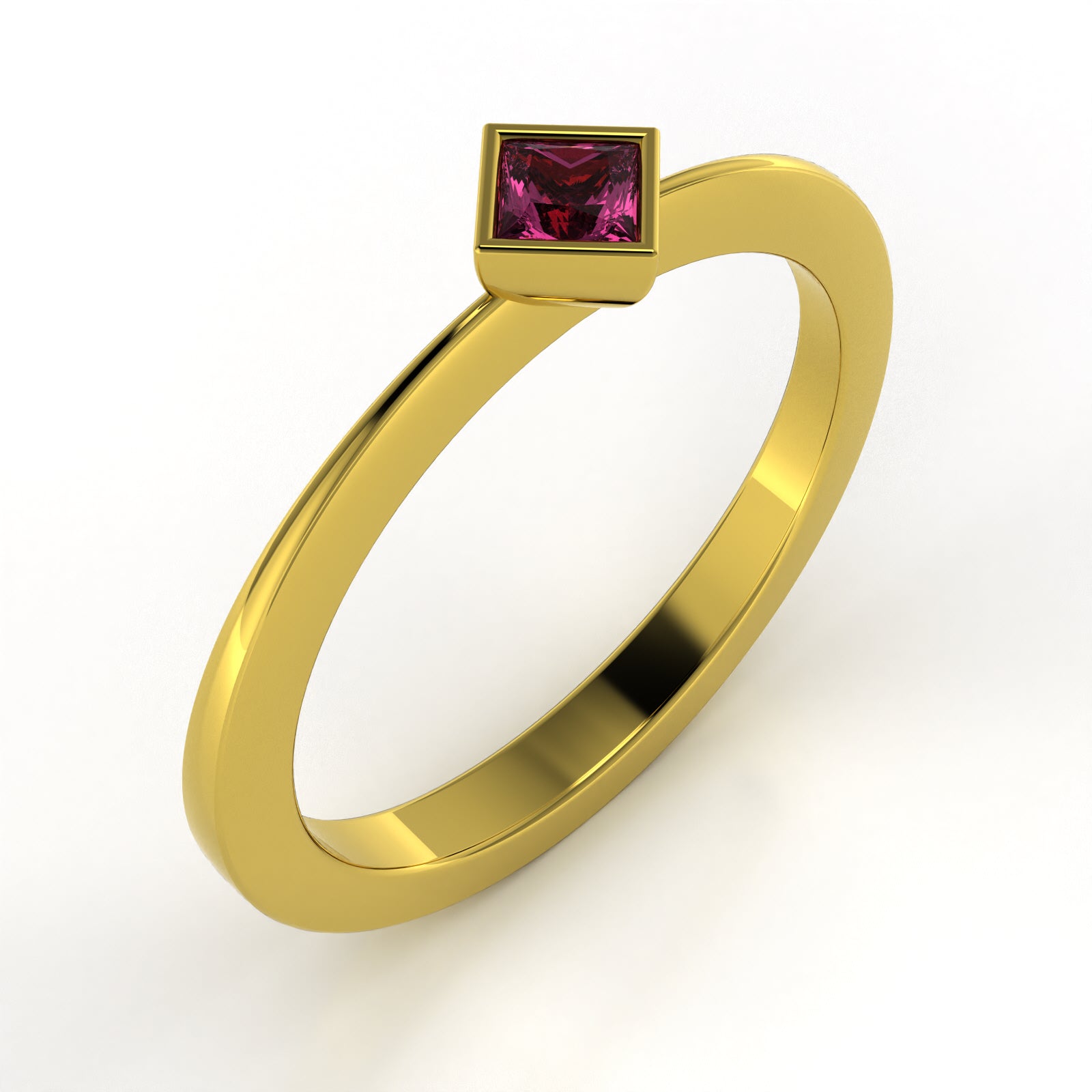 The Mingled Princesses - Single Stone - 18K / Platinum