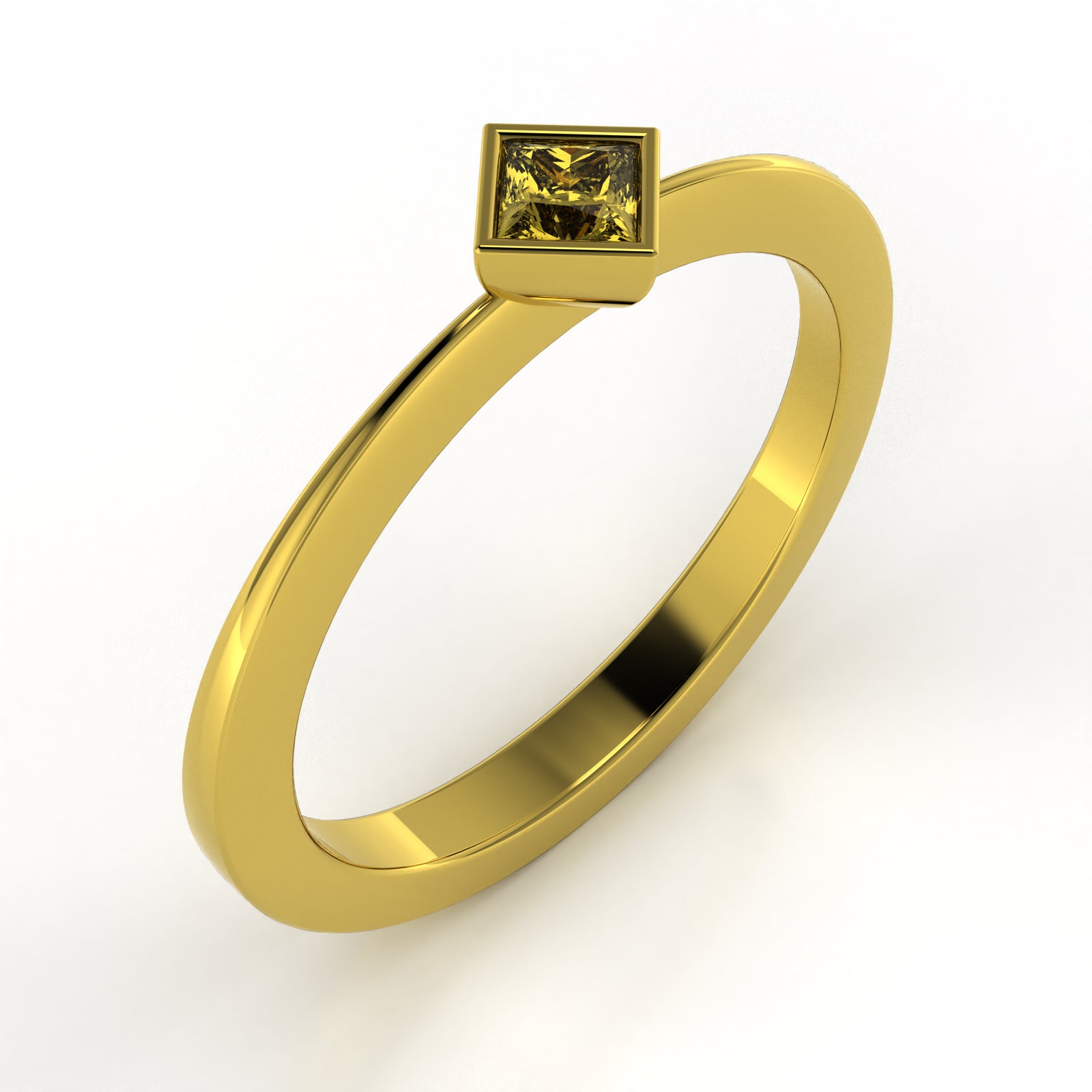 The Mingled Princesses - Single Stone - 18K / Platinum