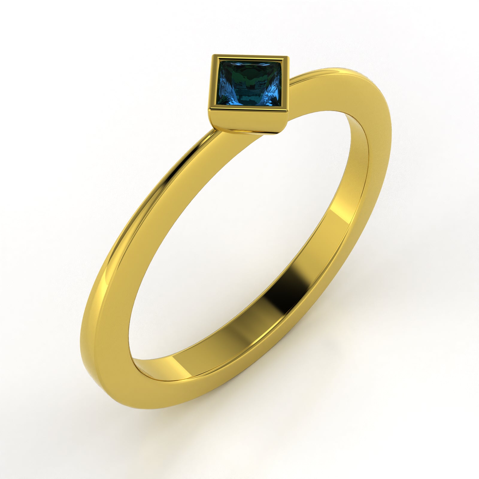 The Mingled Princesses - Single Stone - 18K / Platinum