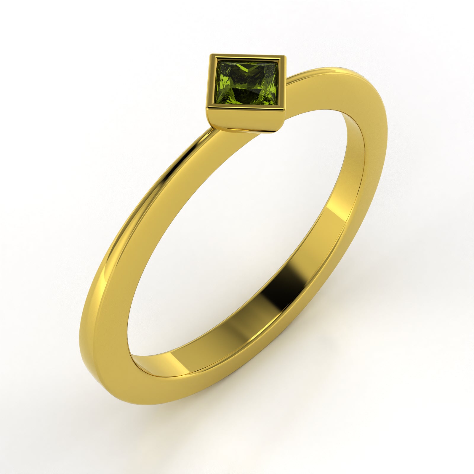 The Mingled Princesses - Single Stone - 18K / Platinum