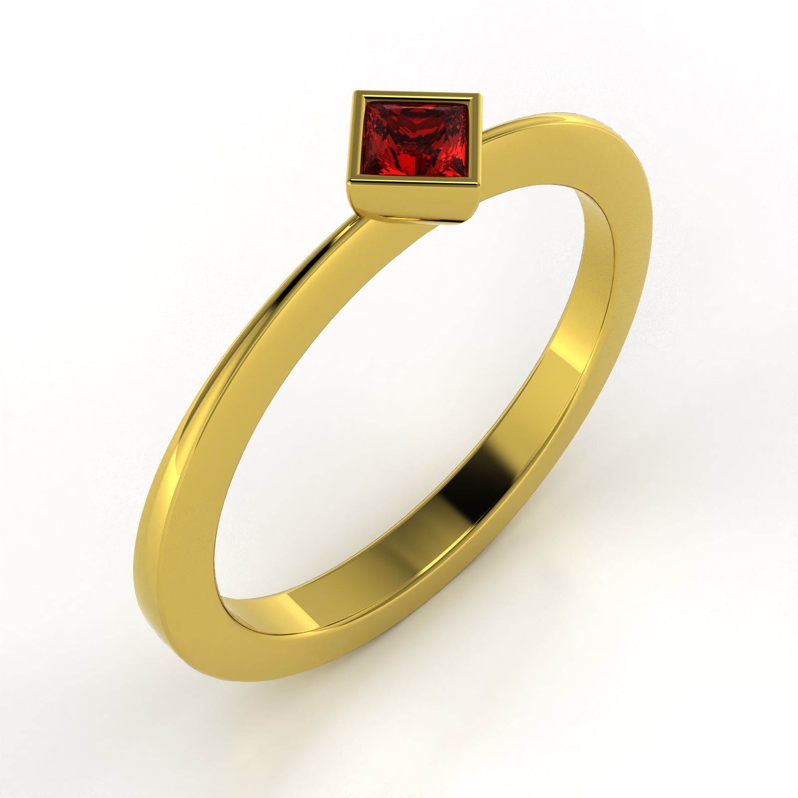 The Mingled Princesses - Single Stone - 18K / Platinum
