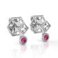 The Mingled Princesses Earrings - Studs - 18K / Platinum