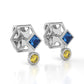 The Mingled Princesses Earrings - Studs - 18K / Platinum