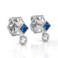 The Mingled Princesses Earrings - Studs - 18K / Platinum