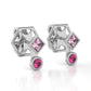 The Mingled Princesses Earrings - Studs - 18K / Platinum