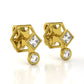 The Mingled Princesses Earrings - Studs - 18K / Platinum