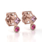 The Mingled Princesses Earrings - Studs - 18K / Platinum