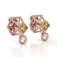 The Mingled Princesses Earrings - Studs - 18K / Platinum