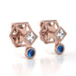 The Mingled Princesses Earrings - Studs - 18K / Platinum