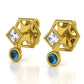 The Mingled Princesses Earrings - Studs - 18K / Platinum