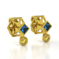 The Mingled Princesses Earrings - Studs - 18K / Platinum