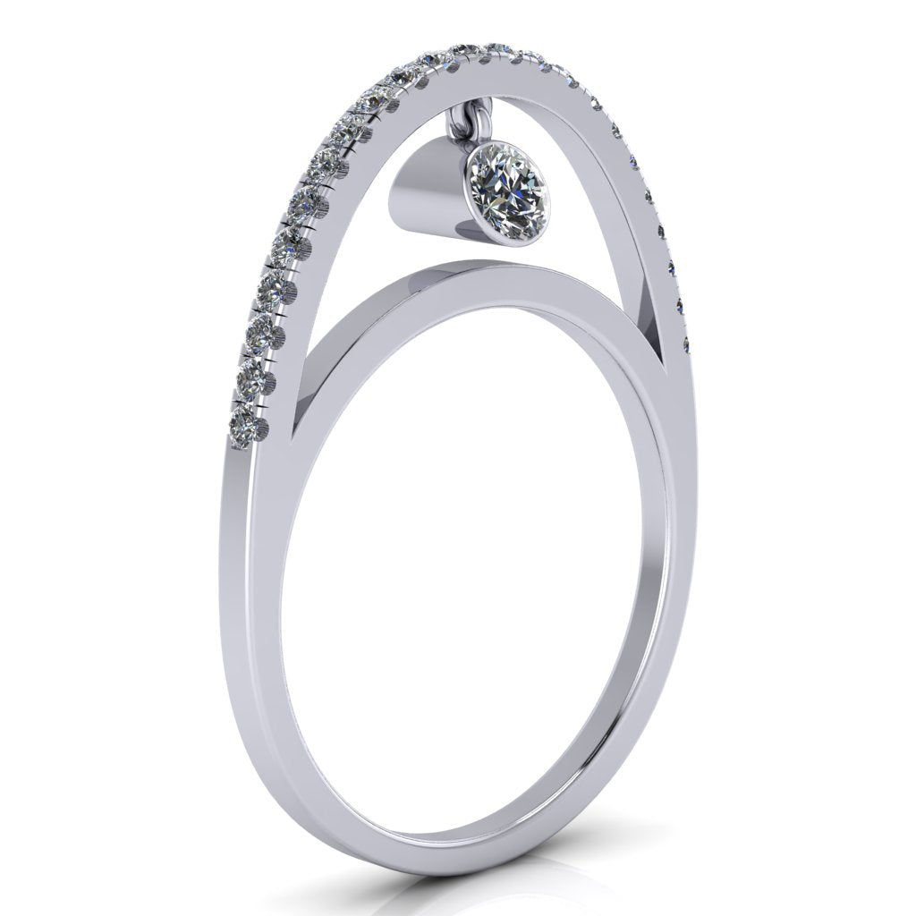 Dangling Gemstones Ring