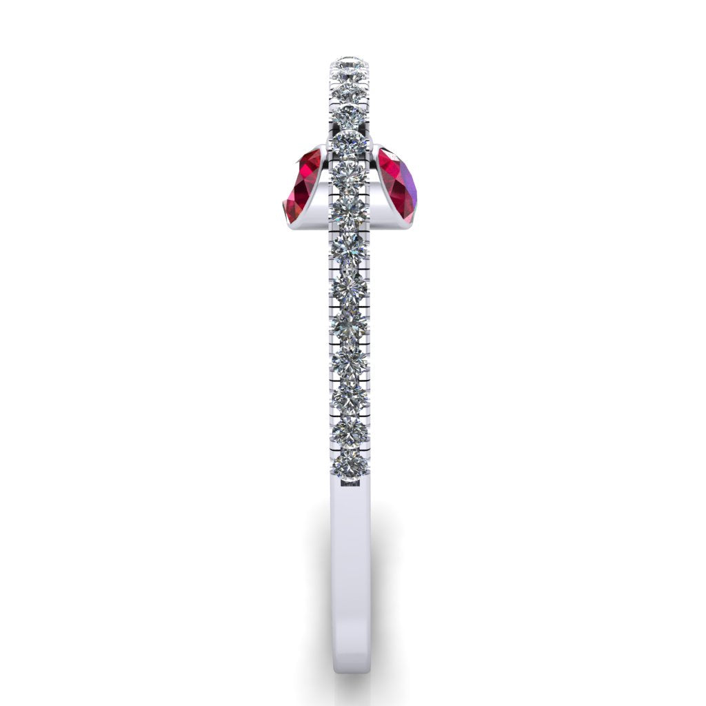 Dangling Gemstones Ring