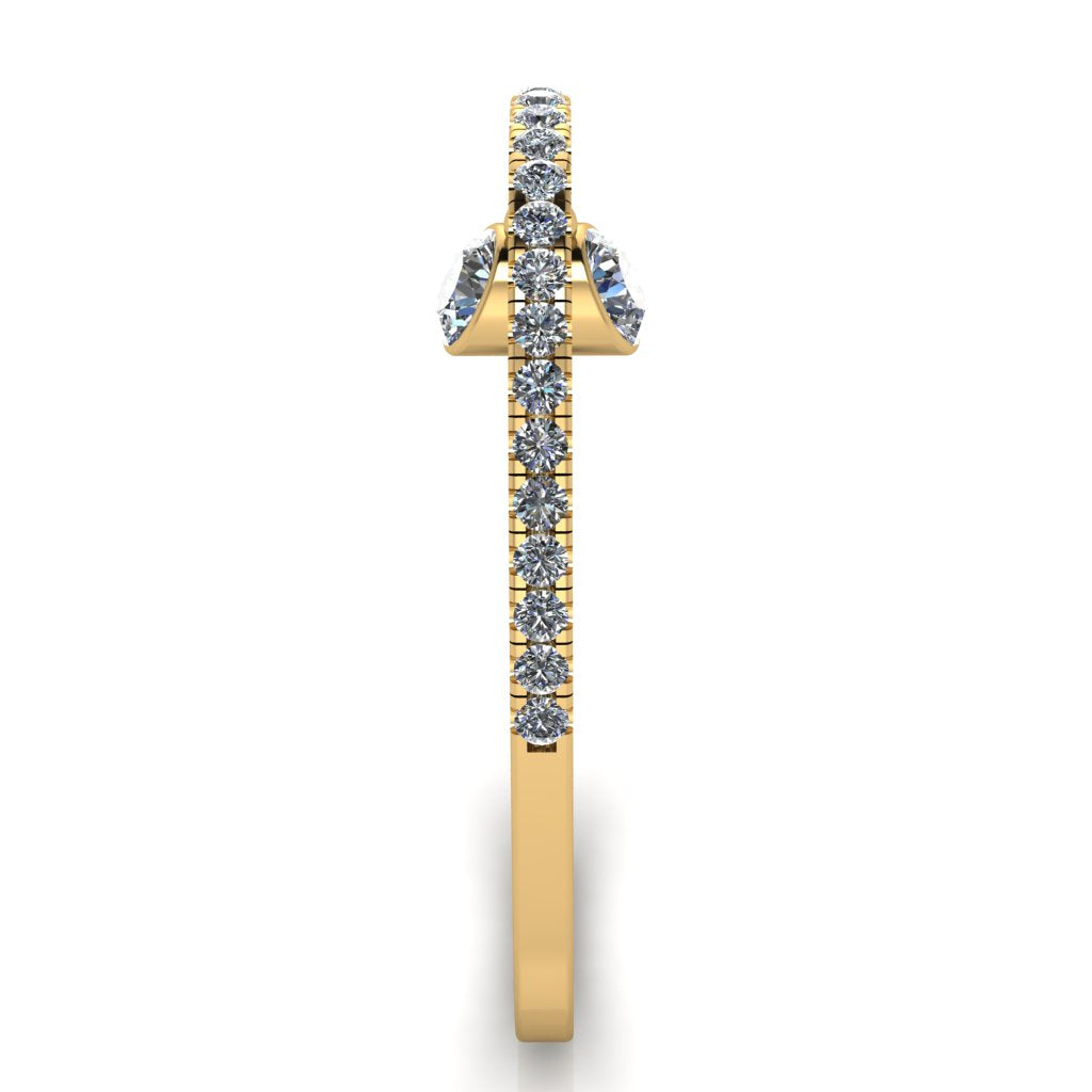 Dangling Gemstones Ring