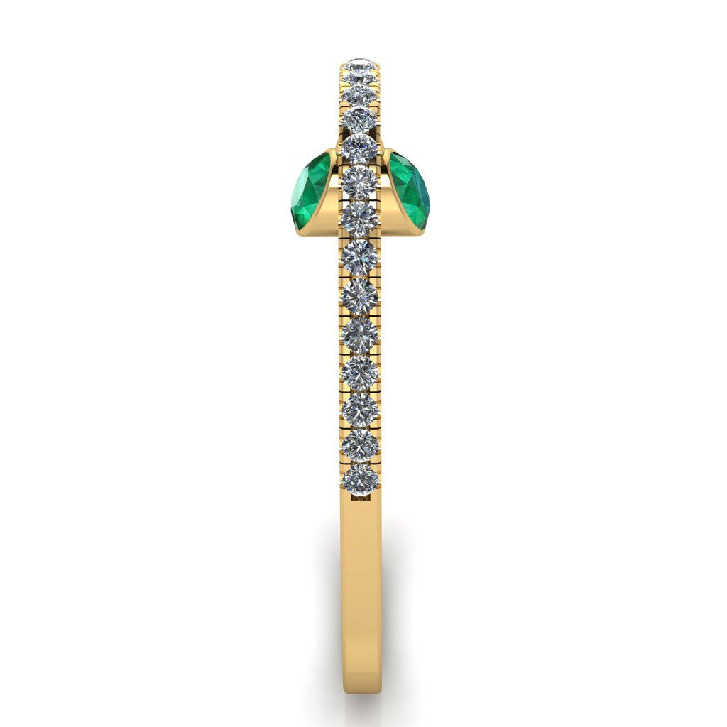 Dangling Gemstones Ring