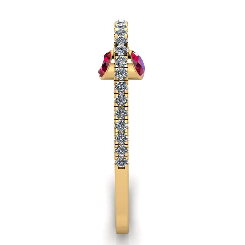 Dangling Gemstones Ring
