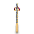 Dangling Gemstones Ring