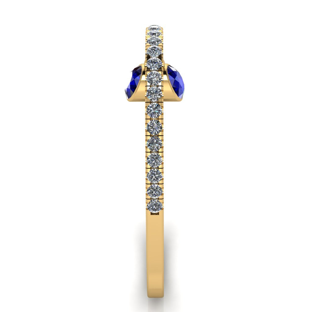 Dangling Gemstones Ring