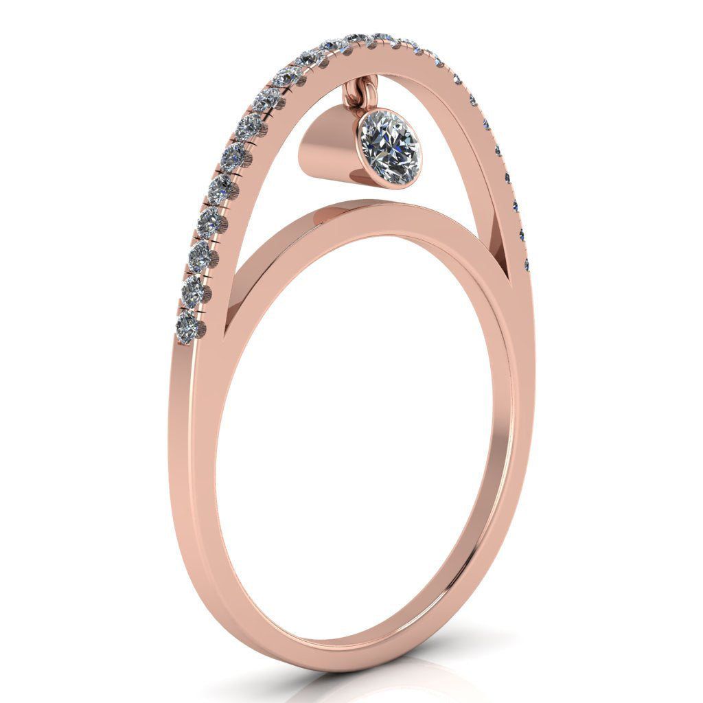 Dangling Gemstones Ring
