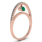 Dangling Gemstones Ring