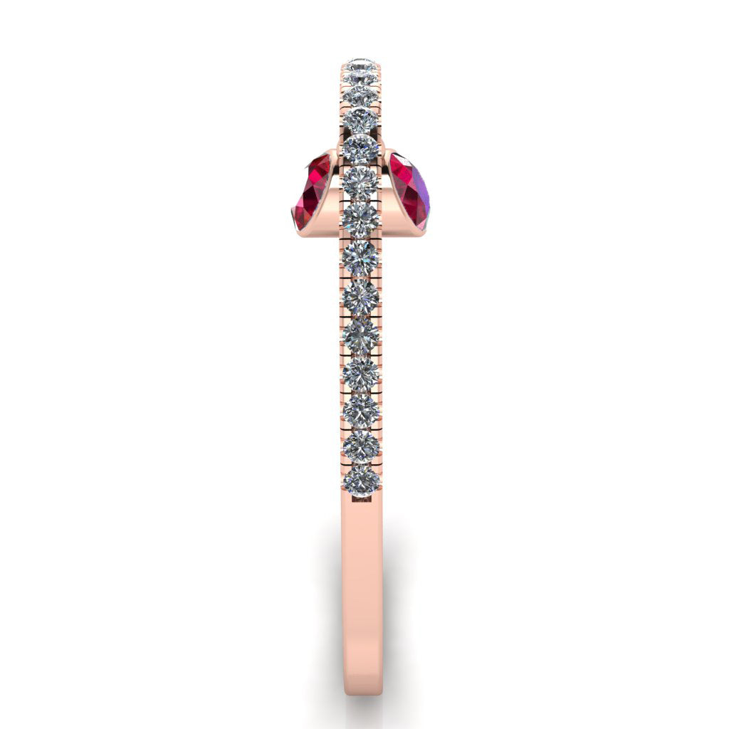 Dangling Gemstones Ring