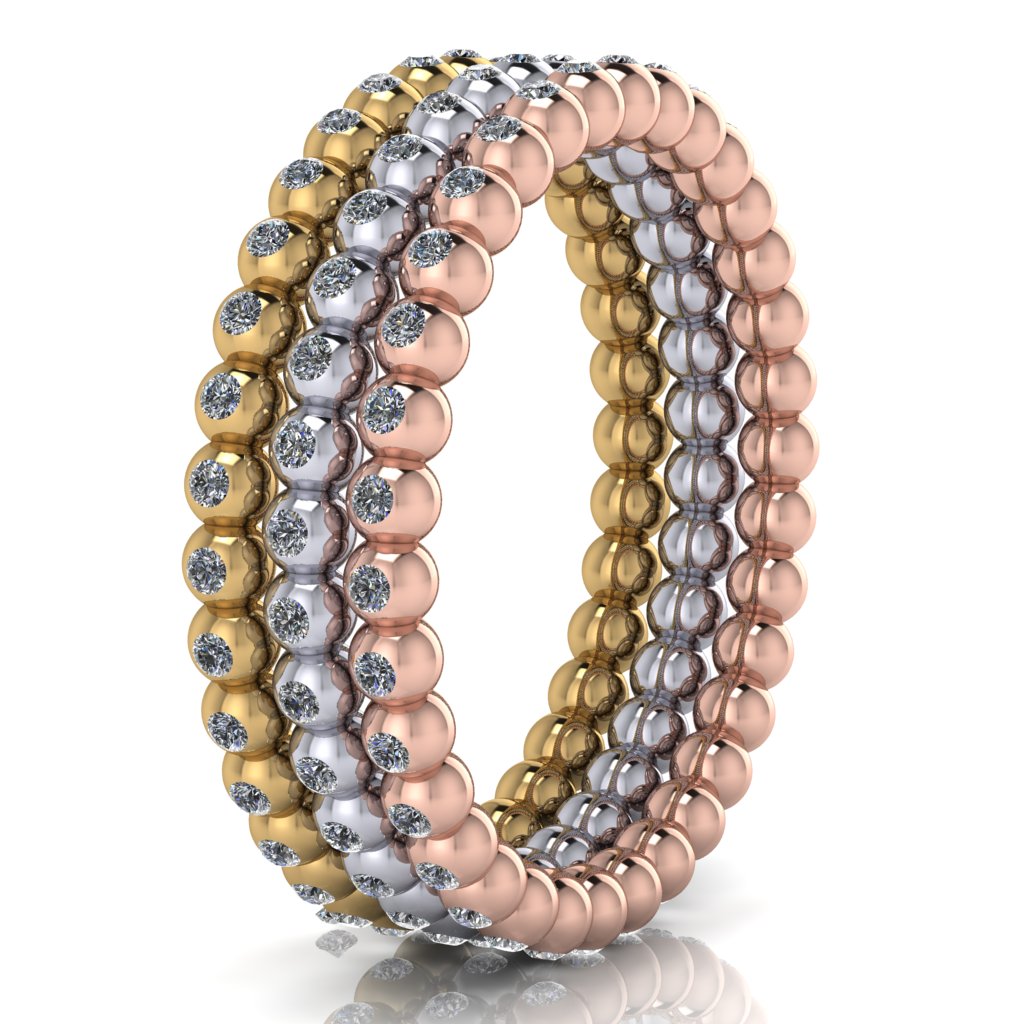 Stackable Orb Rings - Triad